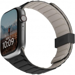 UAG Apple Watch Ultra 4 �ift Tarafl� Silikon Kay��-Black Titanium 