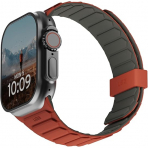 UAG Apple Watch Ultra 4 �ift Tarafl� Silikon Kay��-Olive Rust