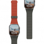 UAG Apple Watch Ultra 4 �ift Tarafl� Silikon Kay��-Olive Rust