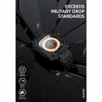 SUPCASE Apple Watch Ultra 4 K�l�f ve Kordon Seti-Black