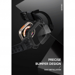 SUPCASE Apple Watch Ultra 4 K�l�f ve Kordon Seti-Black