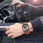 WINGLE Apple Watch Ultra 4 Silikon Kay��-Orange