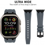 WINGLE Apple Watch Ultra 4 Silikon Kay��-Grey