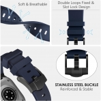 WINGLE Apple Watch Ultra 4 Silikon Kay��-Blue