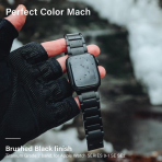 KORDIZ T01 Pro Max Apple Watch Series 12 Titanyum Kay��-Black