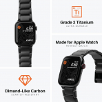 KORDIZ T01 Pro Max Apple Watch Series 12 Titanyum Kay��-Black