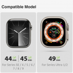 ULTIMAL Apple Watch Series 12 Kay�� ve K�l�f-Black Black 