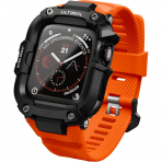 ULTIMAL Apple Watch Series 12 Kay�� ve K�l�f-Black Orange 