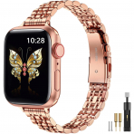 MioHHR Apple Watch Series 12 �elik Kay�� -Rose Gold