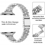 MioHHR Apple Watch Series 12 �elik Kay�� -Silver