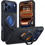 Temdan iPhone 18 Pro 360 Manyetik Standl� K�l�f