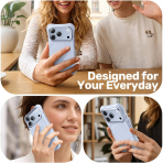 JETech iPhone 18 Pro Manyetik Silikon K�l�f-Glacier