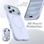JETech iPhone 18 Pro Manyetik Silikon K�l�f-Glacier