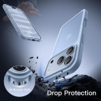 JETech iPhone 18 Pro Mat K�l�f-Glacier