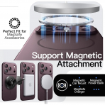 JETech iPhone 18 Pro Manyetik �nce K�l�f-Dark Cherry