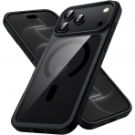 JETech iPhone 18 Pro Manyetik �effaf K�l�f-Black