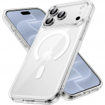 JETech iPhone 18 Pro Manyetik �effaf K�l�f-Clear