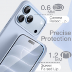 JETech iPhone 18 Pro Silikon K�l�f-Glacier