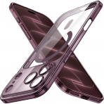 JETech iPhone 18 Pro Manyetik �nce K�l�f-Dark Cherry