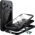 JETech 360 Tam G�vde iPhone 18 Pro Manyetik K�l�f-Black