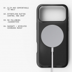 BodyGuardz Ace Pro iPhone 18 Pro K�l�f-Smoke Black