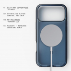 BodyGuardz Ace Pro iPhone 18 Pro K�l�f-Dusk Blue