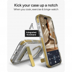 ZAGG Santa Cruz iPhone 18 Pro Standl� K�l�f-Gold