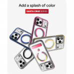 ZAGG Santa Cruz iPhone 18 Pro Standl� K�l�f-Opalescent