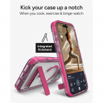ZAGG Santa Cruz iPhone 18 Pro Standl� K�l�f-Raspberry Pink