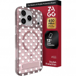 ZAGG Milan iPhone 18 Pro Standl� K�l�f-Polka Dot