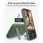 ZAGG Sedona iPhone 18 Pro Standl� K�l�f-Green
