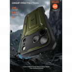 SUPCASE UB Pro iPhone 18 Pro Kemer Klipsi K�l�f-Guldan