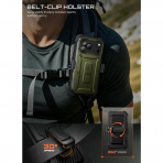SUPCASE UB Pro iPhone 18 Pro Kemer Klipsi K�l�f-Guldan