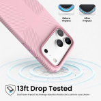 Speck Presidio2 Grip iPhone 18 Pro MagSafe K�l�f-Blush