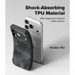 Rin Gke Onyx iPhone 18 Pro Manyetik K�l�f-Camo Black