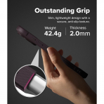 Rin Gke Onyx iPhone 18 Pro Manyetik K�l�f-Dark Cherry