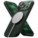 Rin Gke Onyx iPhone 18 Pro Manyetik K�l�f-Dark Green