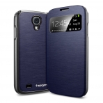 Spigen Samsung S4 Case Ultra Flip View-Metallic Blue