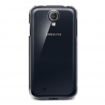 Spigen Galaxy S4 Case Ultra Thin Air Transparan Klf + Ekran Koruyucu Film-Black