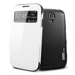 Spigen  Samsung S4 Case Slim Armor View-White