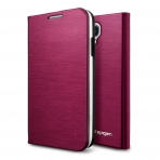 Spigen  Galaxy S4 Case Slim Wallet-Metallic Red