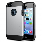 Spigen iPhone 5 / 5S Case Tough Armor-Satin Silver