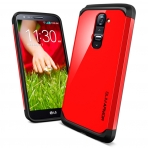 Spigen LG G2 Case Slim Armor-Dante Red