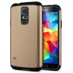 Spigen Samsung Galaxy S5 Case Slim Armor-Copper Gold