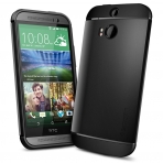 Spigen HTC One (M8) Case Slim Armor-Smooth Black
