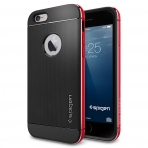 Spigen iPhone 6 Case Neo Hybrid Metal (4.7) Klf Kasa-Metal Red