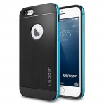 Spigen iPhone 6 Case Neo Hybrid Metal (4.7) Klf Kasa-Metal Blue