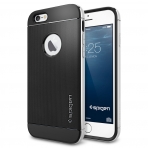 Spigen iPhone 6 Case Neo Hybrid Metal (4.7) Klf Kasa-Satin Silver