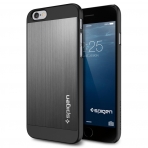 Spigen iPhone 6/6S Case Aluminum Fit (4.7) Klf Kasa-Space Gray