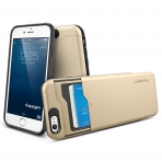 Spigen iPhone 6S/6 Case Slim Armor CS (4.7) Kartlkl Czdan Klf-Champagne Gold